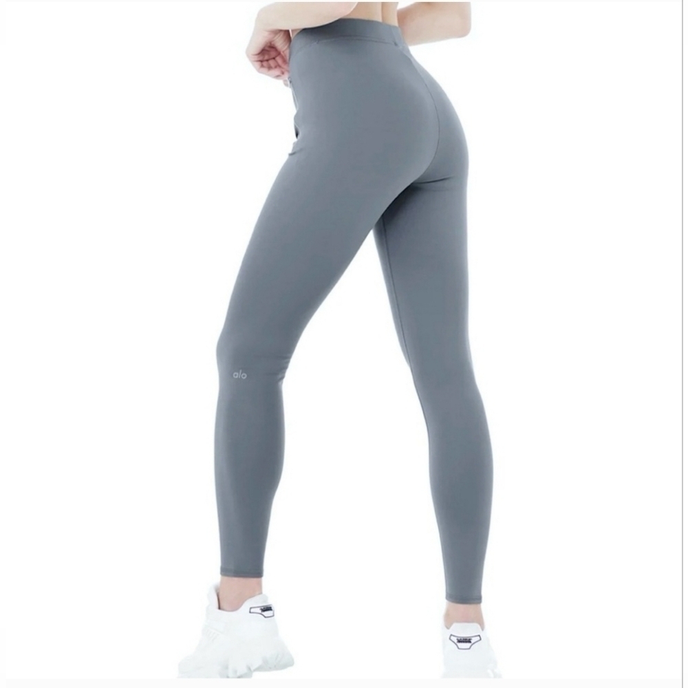 ALO Yoga Thrill Seeker High Waist Legging Steel Blue XS
